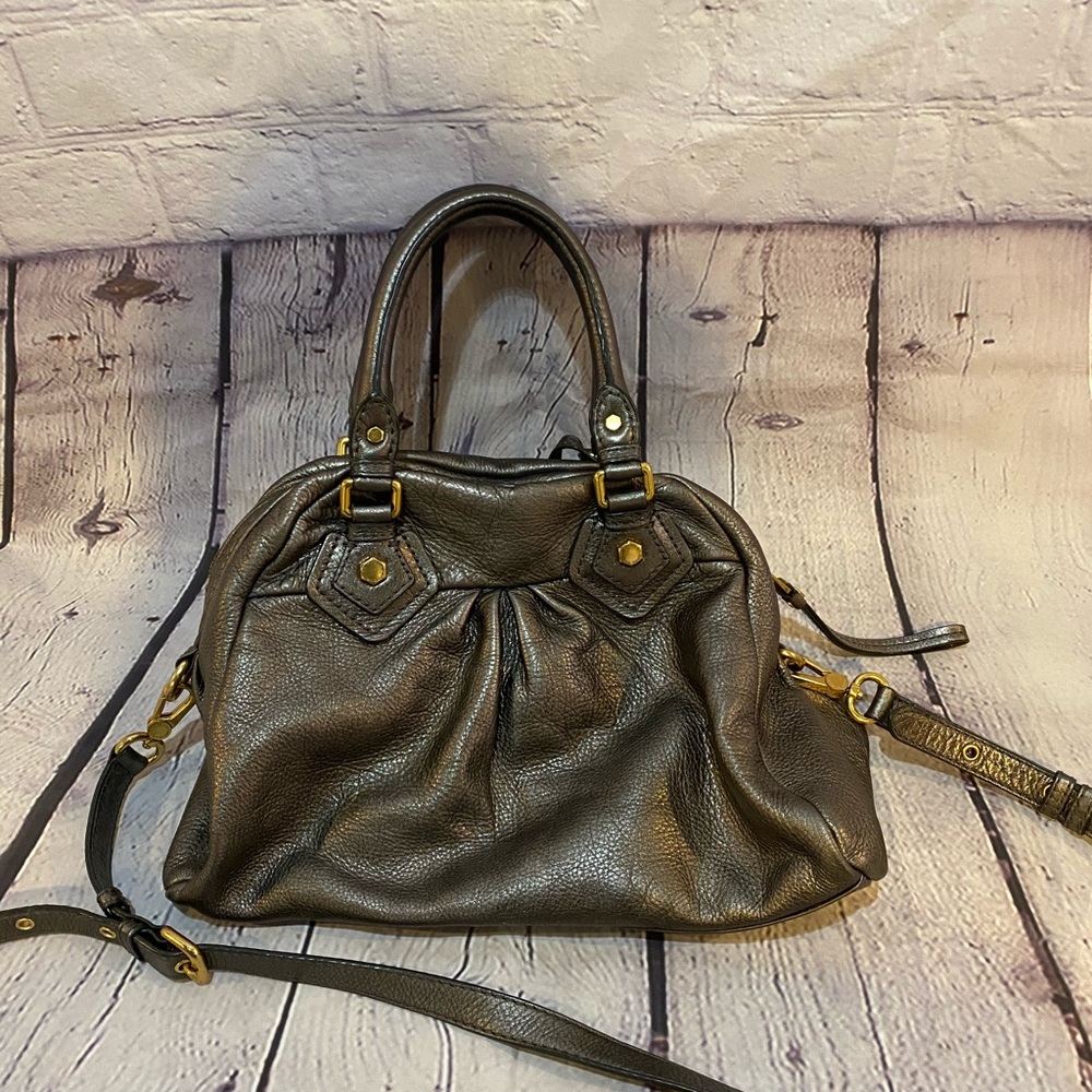 Marc by Marc Jacobs leather metallic handbag - Picture 4 of 8